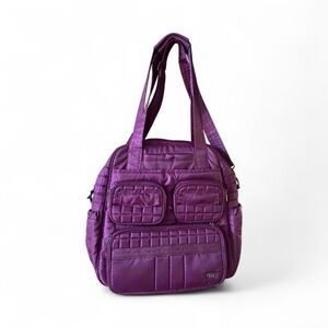 Lug Purple Quilted Tote Bag